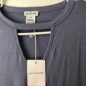 Casual Blue Grey Blouse